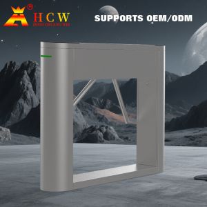 China HCW Security Tripod Turnstile Gate Access Control Face Recognition Turnstile for Gyms Scenic Area wholesale