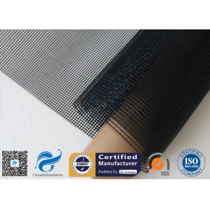 China Black PTFE Coated Fiberglass Mesh Fabric 580GSM 4M Wide Conveyor Belt Sealing supplier