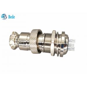 Zinc Alloy Gx20 Connector Rear Mounting Connector For Industrial Control Panel M19