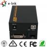 Signal EDID LC Connector DVI Video To Fiber Converter 4K X 2K 3860*2160 30Hz 3D