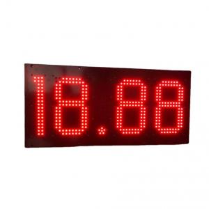 Remote Controllable Waterproof LED Display Board Oil Price Sign For Gas Station