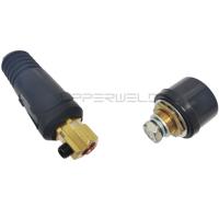 China OEM Europe Welding Cable Joint Quick Connector Plug Cable Socket for Male and Female on sale