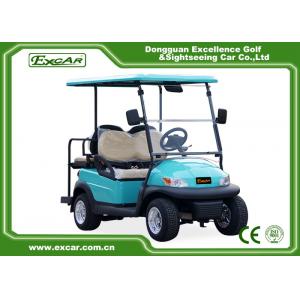 China Front / Rear 4 Seats Electric Golf Carts , Battery Powered Electric Caddy Carts supplier