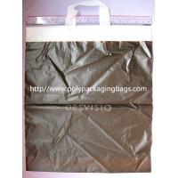 HDPE White Biodegradable Plastic Shopping Bags with Flexi Loop Handle