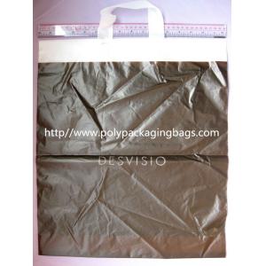 China HDPE White Biodegradable Plastic Shopping Bags with Flexi Loop Handle supplier