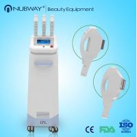 China 3 handles matte white+blue ipl facial device laser facial hair removal on sale