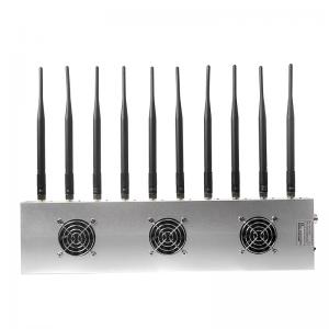 China GSM CDMA Wireless WIFI Phone GPS 10 channel 5G Signal Jammer supplier