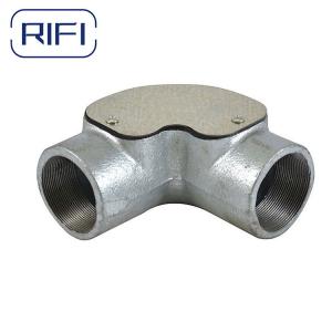 Hot Dipped Galvanised GI Conduit Fittings 20mm Conduit Elbow BS4568 Fittings
