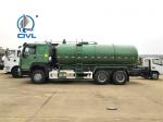 caminhão da sução da água de esgoto do transportador da lama da sução do esgoto de 6x4 Sinotruk Howo 18CBM