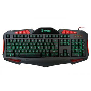 China Anti Ghosting Multimedia Professional Gaming Keyboard Usb Wired 7 Color Keylit Backlit supplier