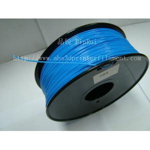 China 3D Printer Material Strength Blue Filament , 1.75mm / 3.0mm ABS Filament Consumables wholesale