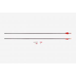 China Spine 500/600/700/800/900/1000/1100/1200 Youth Target Arrows With 1.75/2 Vanes Fletched supplier