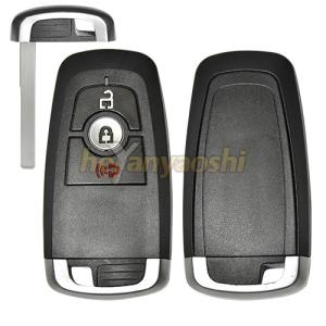 China Ford 3Buttons Smart Key Shell with Emergency Key Insert wholesale