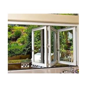 House Aluminum Sliding Glass Window / Unbreakable Folding Sliding Doors folding window screen window glass folding fold