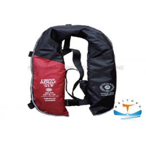 China 275N Automatic Life Jacket , Inflatable Life Preserver With Double Air Chamber supplier