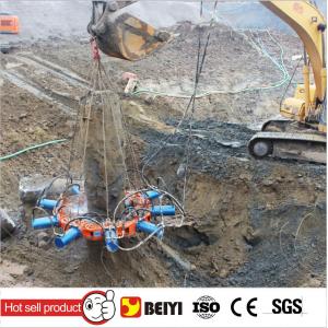 China BEIYI new type hydraulic concrete pile cutter cropper HOT sale hydraulic pile breaker for round concrete piles supplier
