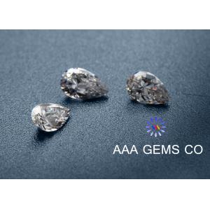 China La pera cortó los diamantes flojos blancos de Moissanite para los bolsos 5m m x 8m m wholesale