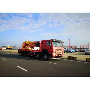 China 10 X 4 100 Tons Mobile Crane Truck , Folded Boom Type Heavy Duty Crane Truck supplier