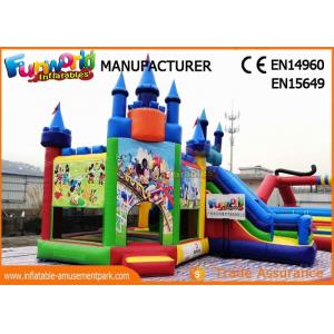 China Giant Commercial Bouncy Castles / Sewed And Stitched Inflatable Bouncer For Kids supplier