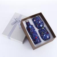 2022 Amazon Hot Sale Promotional Gift 750ml Stainless Steel Wine Bottle Set With Gift  Box