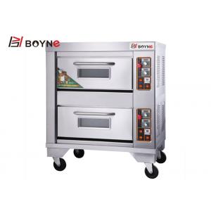 Double Deck Double Trays Gas Bakery Oven 220v for Restaurant