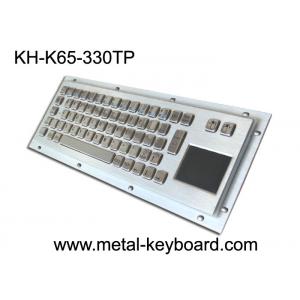China Rugged Industrial Keyboard with Touchpad , Stainless Steel Material supplier