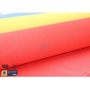 China Fiberglass Fire Blanket 490GSM Red Acrylic Fabric Roll Welding Safety Insulation supplier