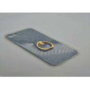 Glitter Acrylic Cell Phone Protective Cases , Thermoplastic Polyurethane Case With Ring Stand