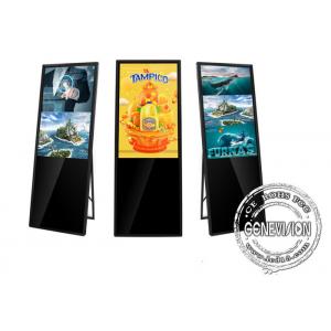 Free Standing Interactive Signage Display 43" Android Portable Advertising Kiosk