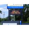 10mm Outdoor LED Billboard , High Brightness Waterproof LED Church Sign