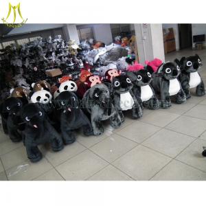 China Hansel 2016 high quality coin operated ride on costumes 12 volt ride on toys style plush animal electric scooter supplier