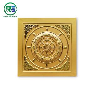 China Agrafe en aluminium de modèle d'Atistic dans le panneau de plafond en métal des tuiles 0.7mm de plafond en métal supplier