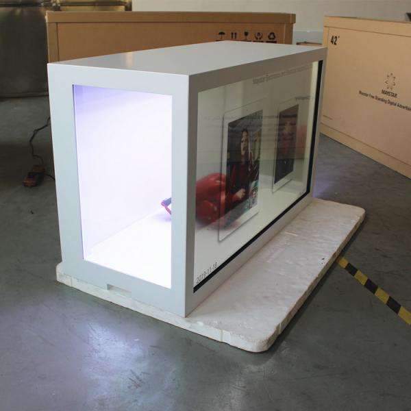 Rich Color Transparent Digital Screen / Shopping Mall Transparent LCD Display