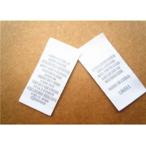 Heat cut Clothing Label Tags woven for back neck label with customized logo