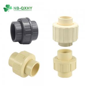 1/2"-4" Inch ASTM DIN BS Sch40/80 PVC Pipe Fitting Female Socket Thread UPVC CPVC Union for Water Supply