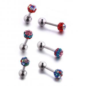China High quality shiny earrings fashion piercing jewelry polymer clay earrings supplier