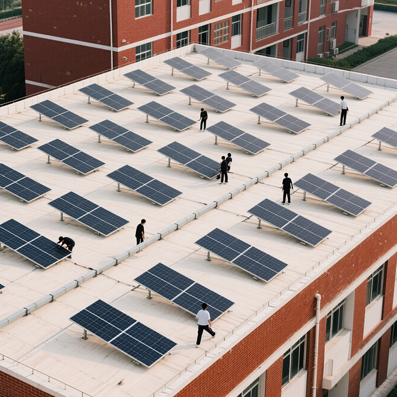 アルミニウム合金 太陽光パネル 屋根の固定ブレーキット メタル屋根 25 年の寿命