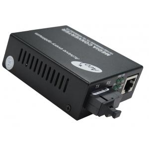 Rugged Gigabit Fiber Media Converter , SC 20KM Single Core Media Converter