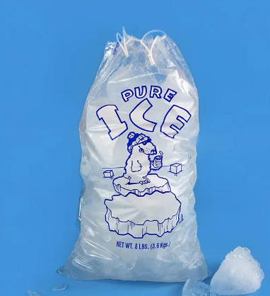 China カスタマイズされたアイスパックのポリ袋の再生利用できるドローストリングのプラスチック アイス パック wholesale