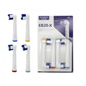 FCC Nylon Sonic Replacement Toothbrush Heads Reusable For Travel