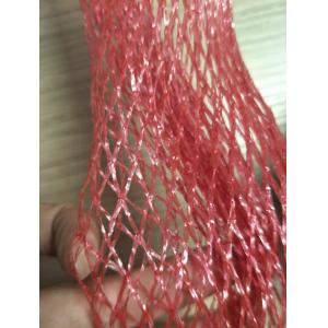 PE Mesh Net Drawstring Bag Tubular Knitted Form Durable For Vegetable Packing