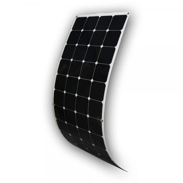 Lightweight RV Flexible Solar Panels , 18V 12V Monocrystalline Solar Panel