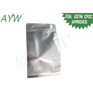 China Matter Finish Al foil Lined Bags For Food , Customized Size Aluminum Foil Cooking Bags  supplier