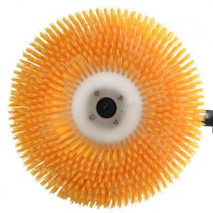 Electric Single-Head Rotary Brush for Washing Photovoltaic Farms Brush-Less Motor Driven