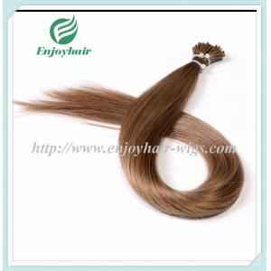 Pre-Bonded Hair 10"-28" 100s/pack 10# color Straight Human Hair Brazilian hair extension