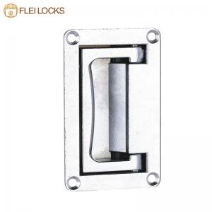 China Metal Recessed Cabinet Handles , Concealed Pull Handle Plastic Spraying Surface supplier