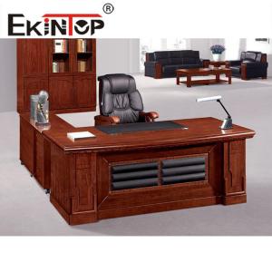 China Modern Boss Manager Small Office Wooden Desk Large Shift President Table supplier