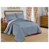 Custom Grey Printed Bed Spread Sets , Home Adult Luxury Bedspreads