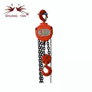China 3000KG Hoist Chain Block Manufacturer, Safety Latch For Chain Block Strong Hand Pulling Force supplier