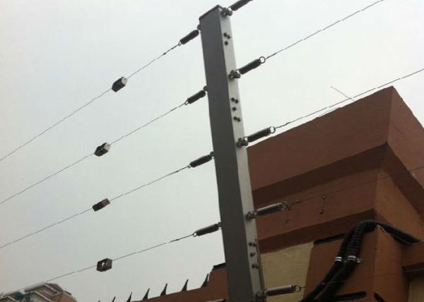 NO NC Anti-climb 1 2 Zones Taut Wire Fence Alarm Systems For Perimeter Security